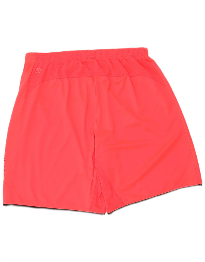 Puma Pantalones cortos deportivos para hombre XL Poliéster con manchas rojas