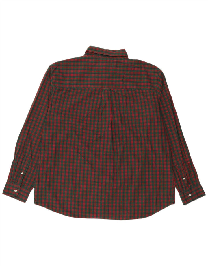 Chaps Camisa para hombre 2XL Algodón a cuadros verde