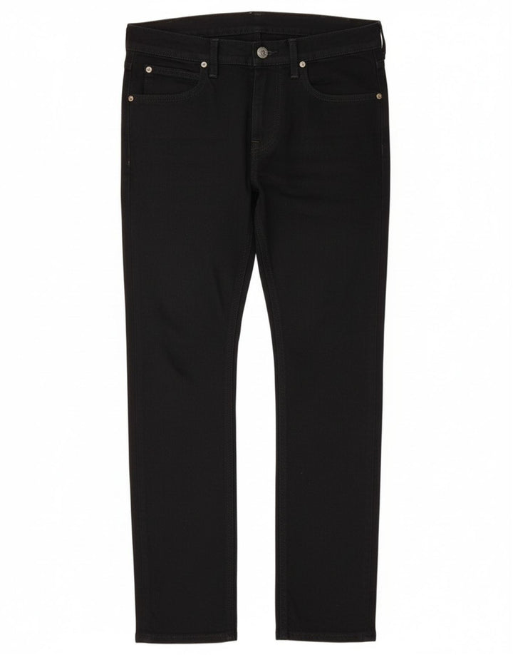 Lee Vaqueros ajustados Luke para hombre W30 L30 Algodón negro