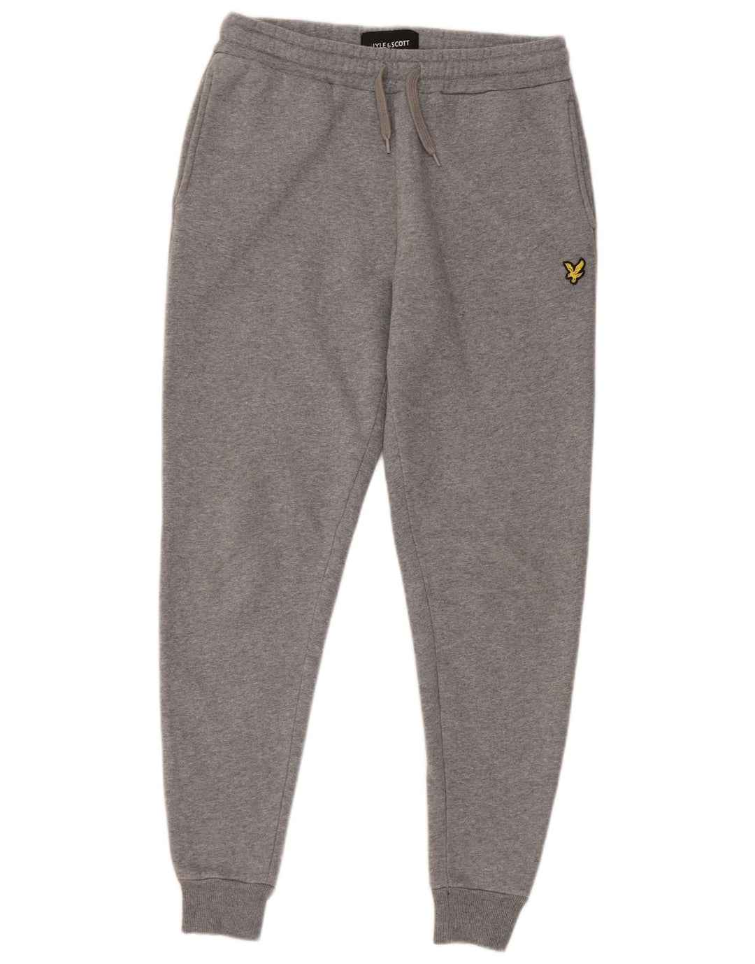 LYLE & SCOTT Pantalones de chándal para hombre Joggers Small Gris Algodón