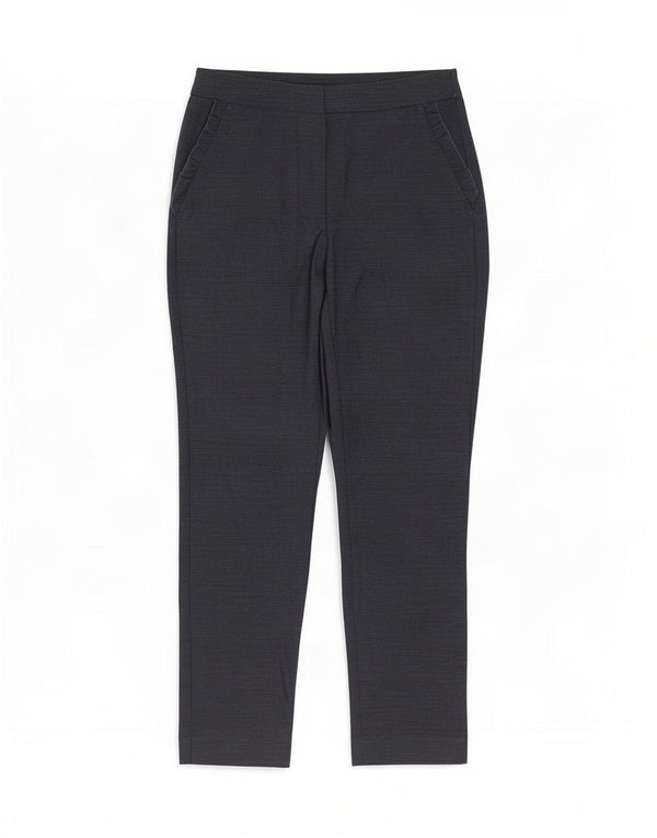 Zara Mujer Pantalones Casuales Slim UK 10 Small W27 L26 Azul Marino