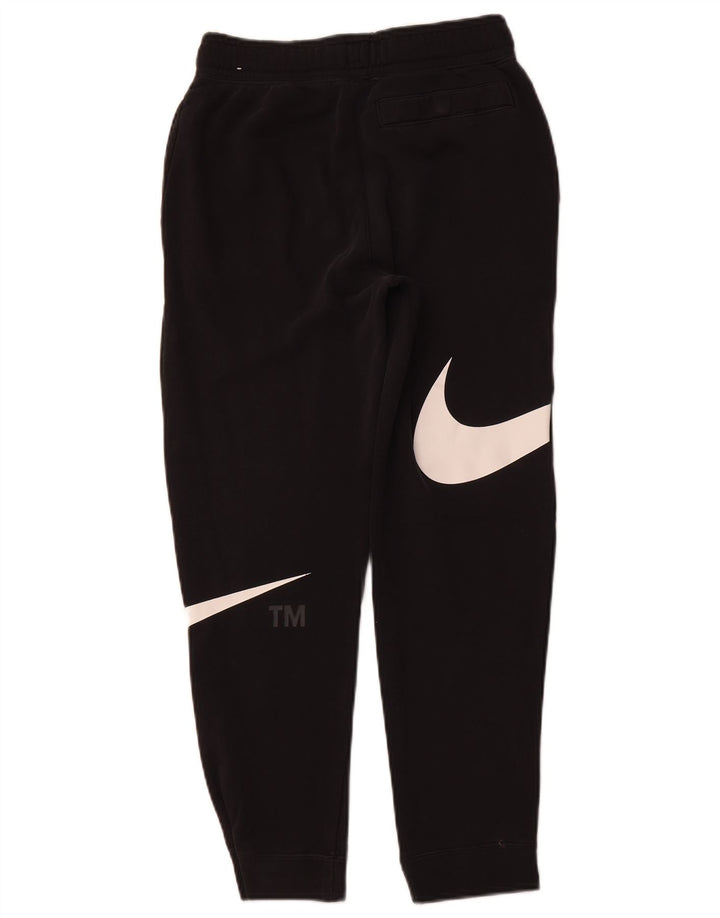 NIKE Pantalones de chándal con estampado gráfico para niños, 12-13 años, grande, negro