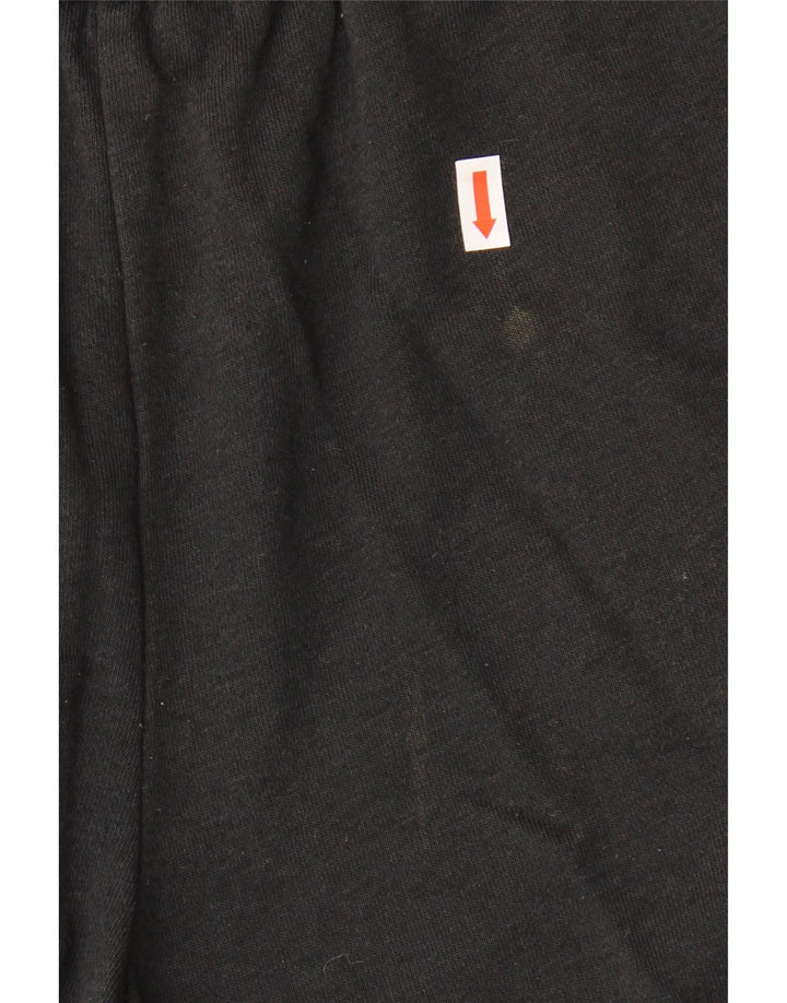 Adidas - Pantalones cortos deportivos para hombre, talla grande, algodón negro