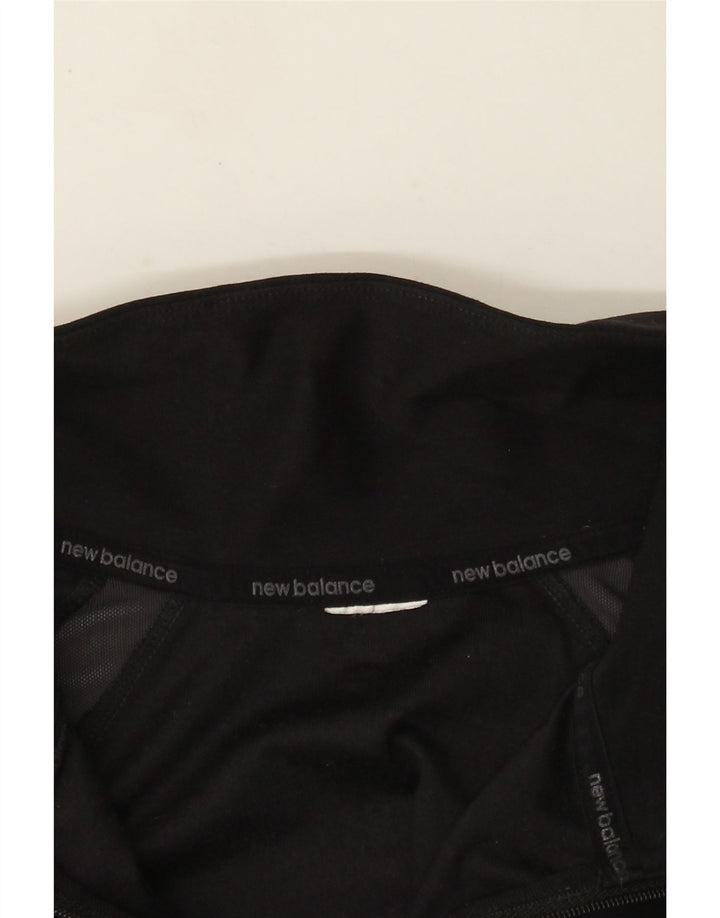 New Balance - Chándal con cremallera y cuello para mujer, talla 40, talla M, color negro