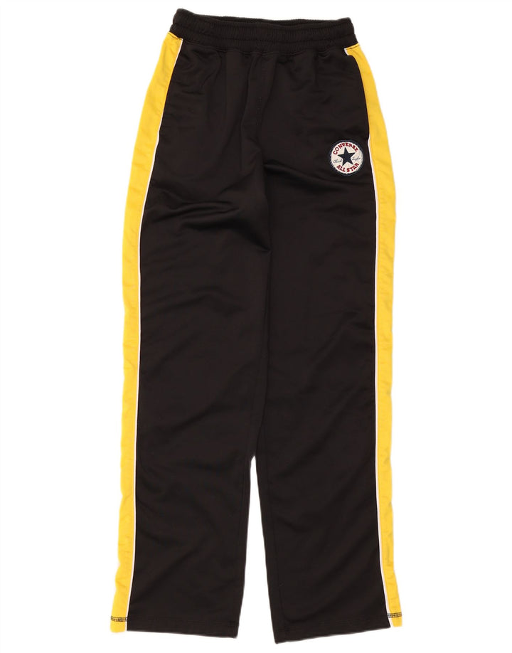 CONVERSE Boys Chuck Taylor Tracksuit Trousers 12-13 Years Large Black
