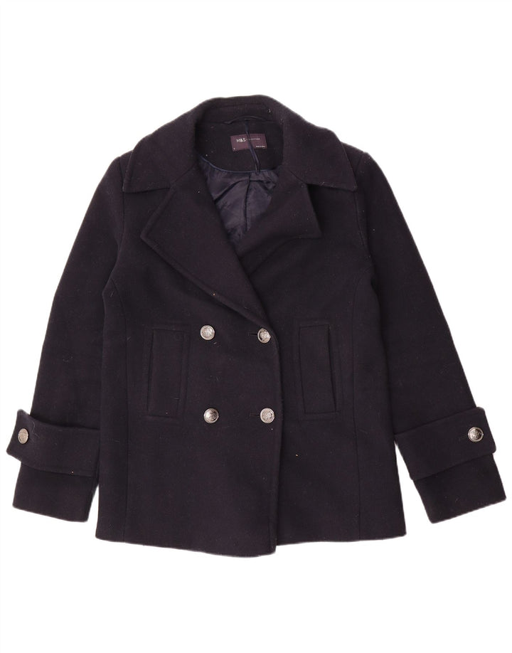 Marks & Spencer Chaquetón extragrande para mujer UK 8 Small Poliéster azul marino