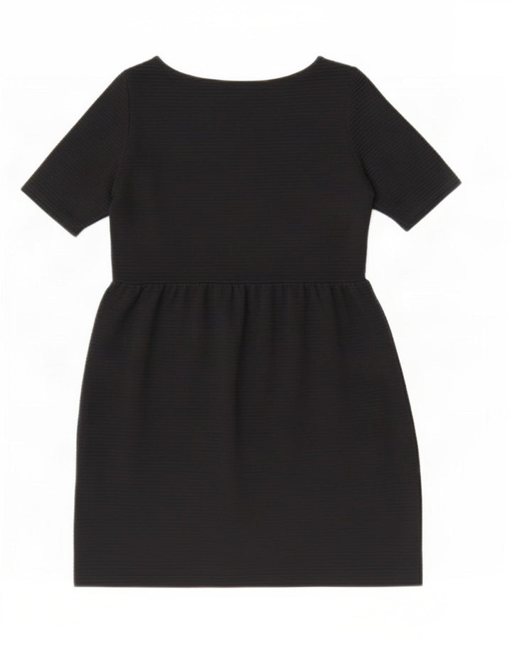 Marks & Spencer Vestido básico para mujer UK 42 Viscosa negra mediana