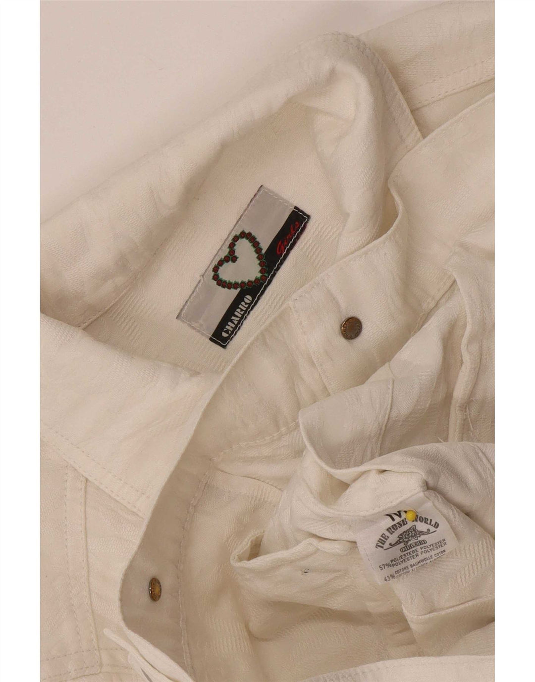Chaqueta Utilitaria Charro Niña 10-11 Años Mediana Blanco Poliéster