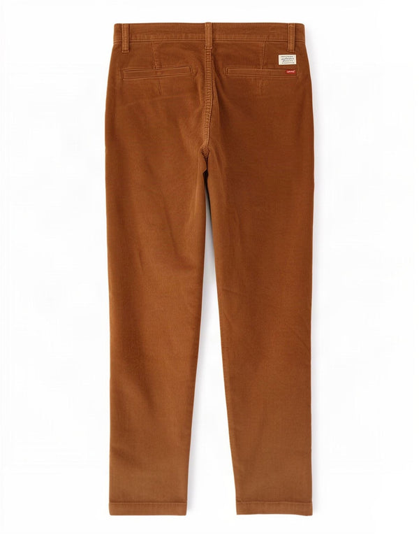 Levi's Pantalones de pana ajustados y ajustados para hombre W30 L32 Algodón marrón
