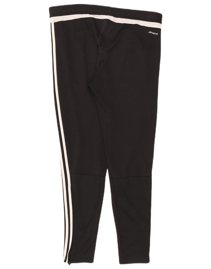 Adidas Hombre Climacool Chándal Pantalones Pequeños Negro Colorblock Poliéster