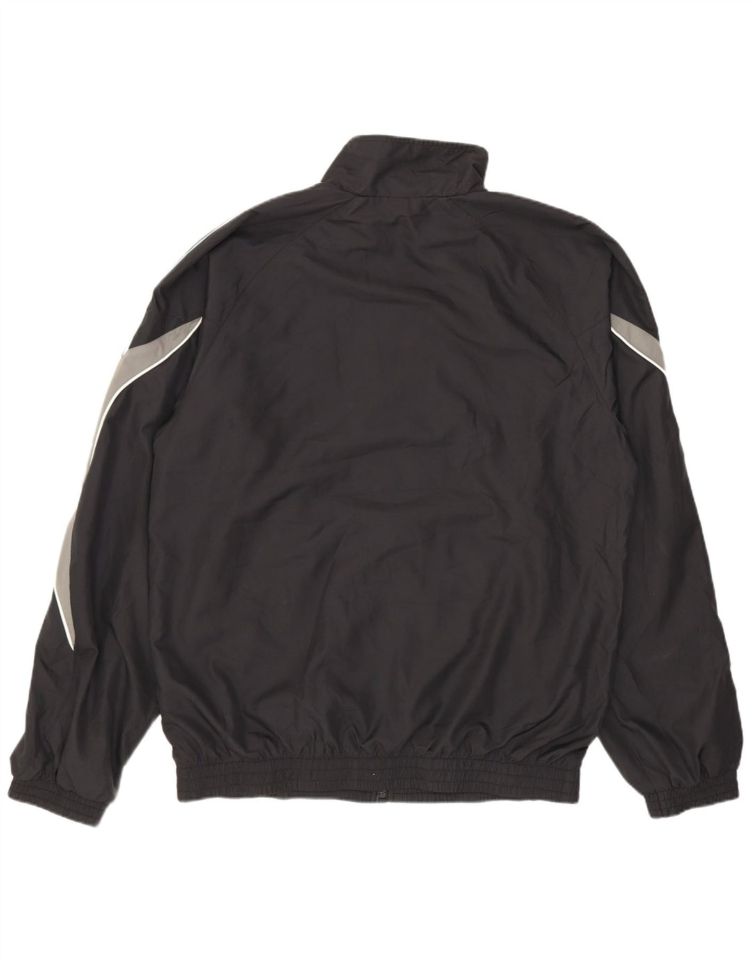 Adidas - Chaqueta de chándal para hombre, talla 36/38, poliéster negro pequeño