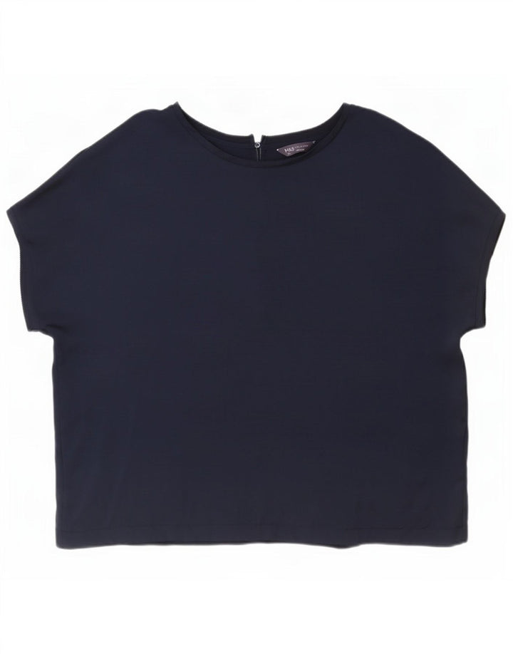Marks & Spencer Blusa extragrande para mujer UK 20 2XL Azul marino