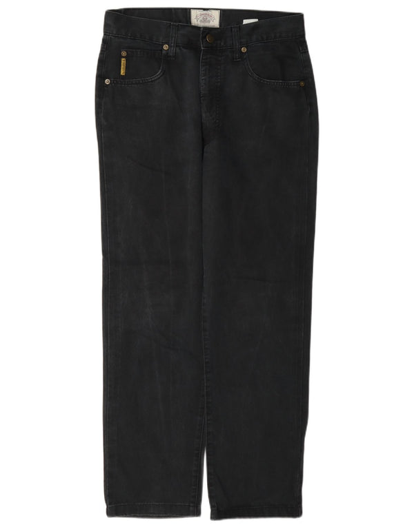 Armani Hombre Pantalones Rectos Casuales W32 L28 Algodón Gris