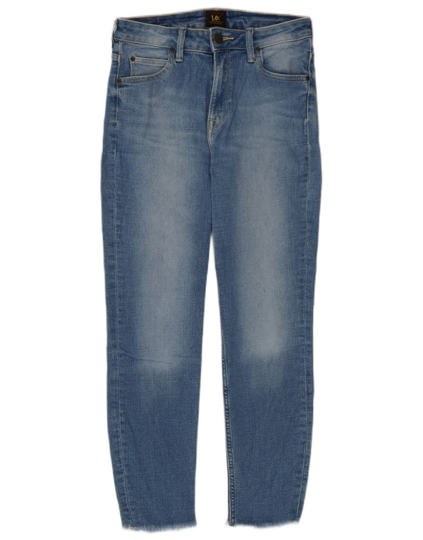 Lee Jeans Scarlett Crop De Tiro Alto Para Mujer W29 L25 Algodón Azul