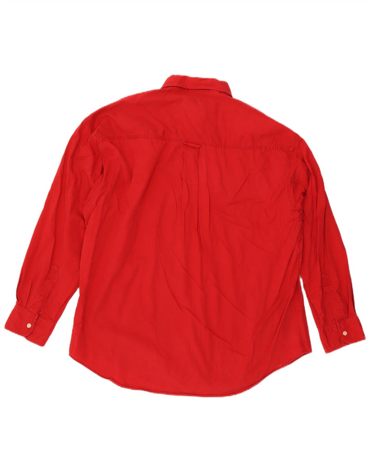 Chaps Ralph Lauren Camisa Hombre XL Algodón Rojo