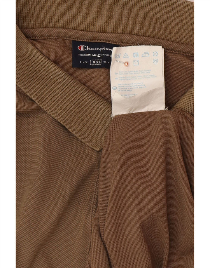 CHAMPION Polo para hombre 2XL Algodón marrón