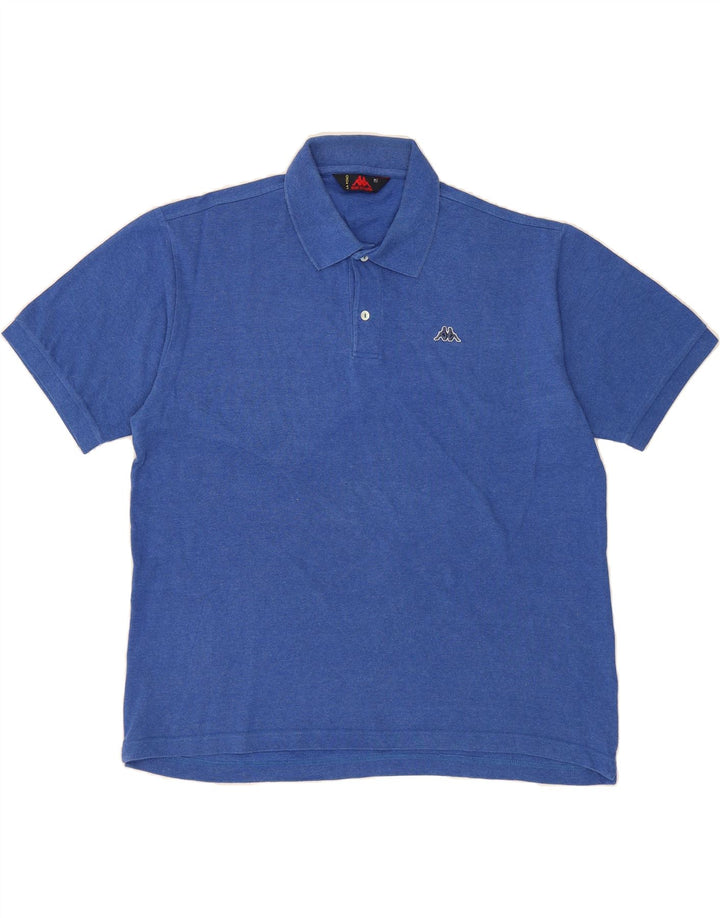 KAPPA Mens Polo Shirt XL Blue Cotton Vintage Kappa and Second-Hand Kappa from Messina Hembry 