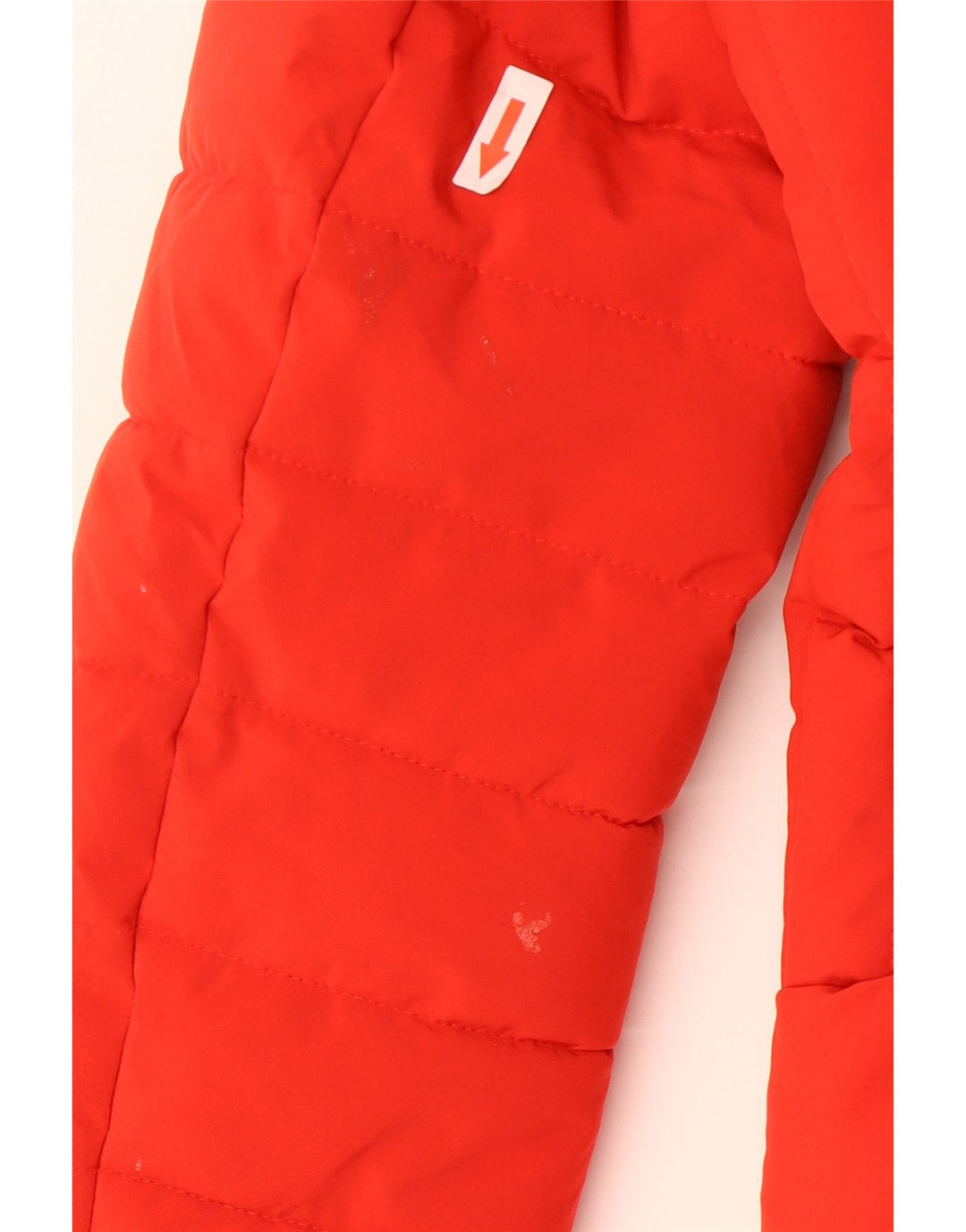 Superdry Chaqueta Acolchada Con Capucha Para Mujer UK 8 Small Poliéster Rojo