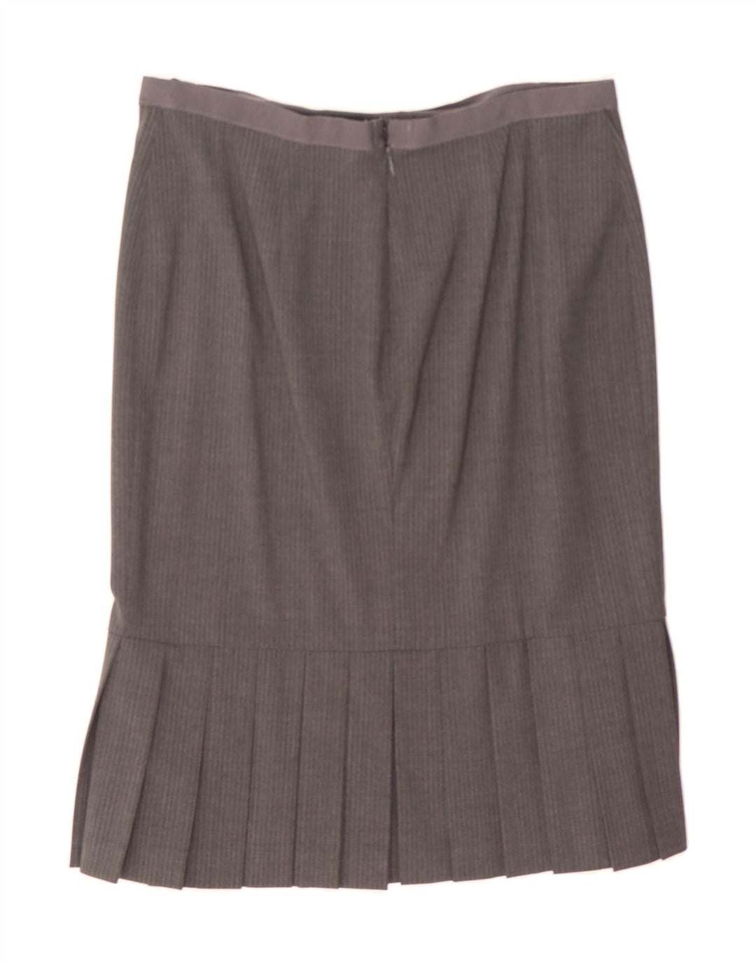 VINTAGE Womens Trumpet Skirt W32 Large Grey Vintage Vintage and Second-Hand Vintage from Messina Hembry 