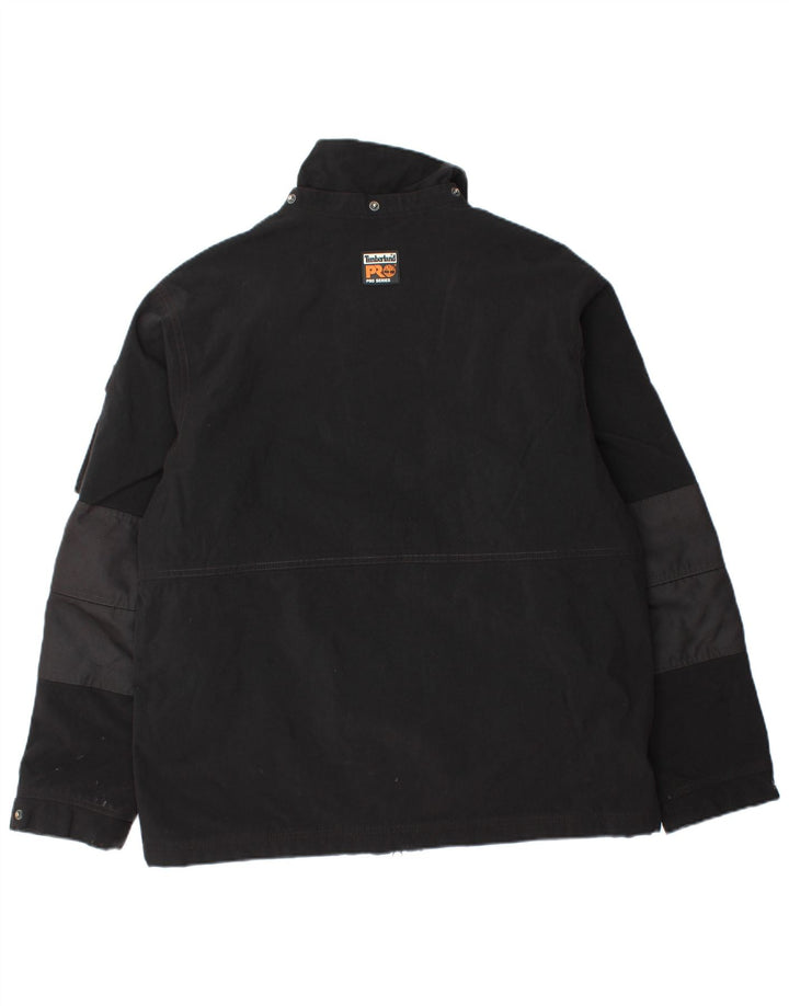 Timberland Chaqueta cortavientos para hombre Reino Unido 40 Grande Poliéster con bloques de color negro