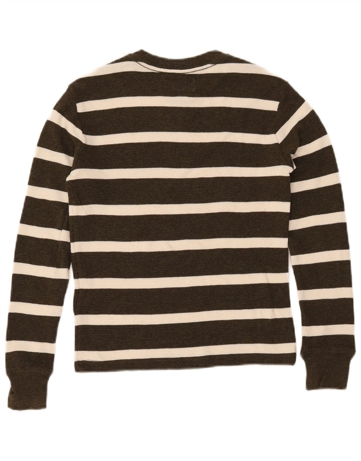 POLO RALPH LAUREN Suéter con cuello barco para niños 7-8 años Pequeño Caqui