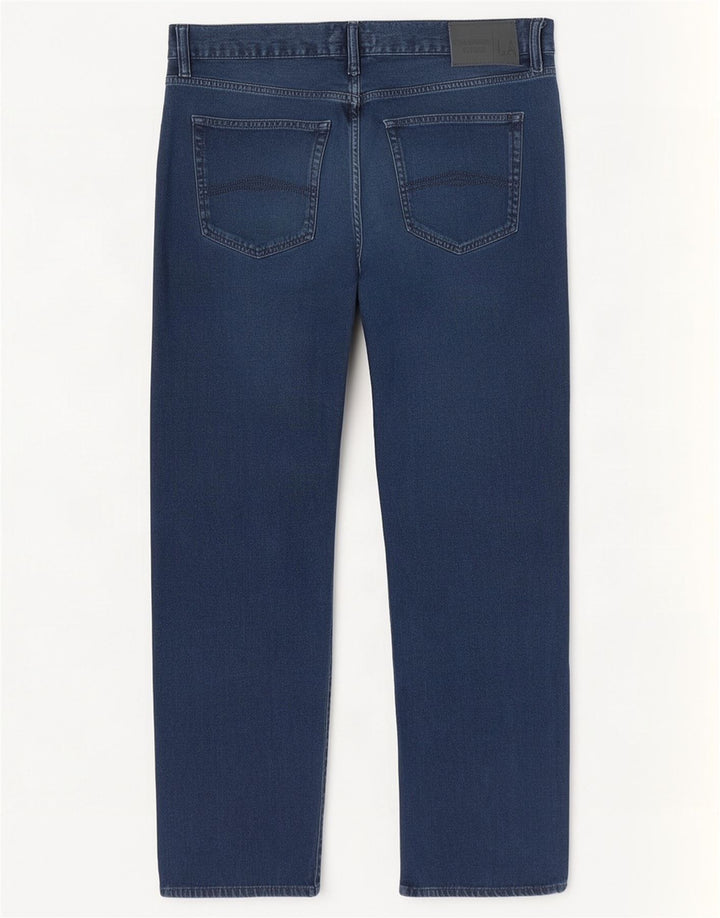 Armani Jeans Rectos De Corte Regular Para Hombre W36 L28 Algodón Azul