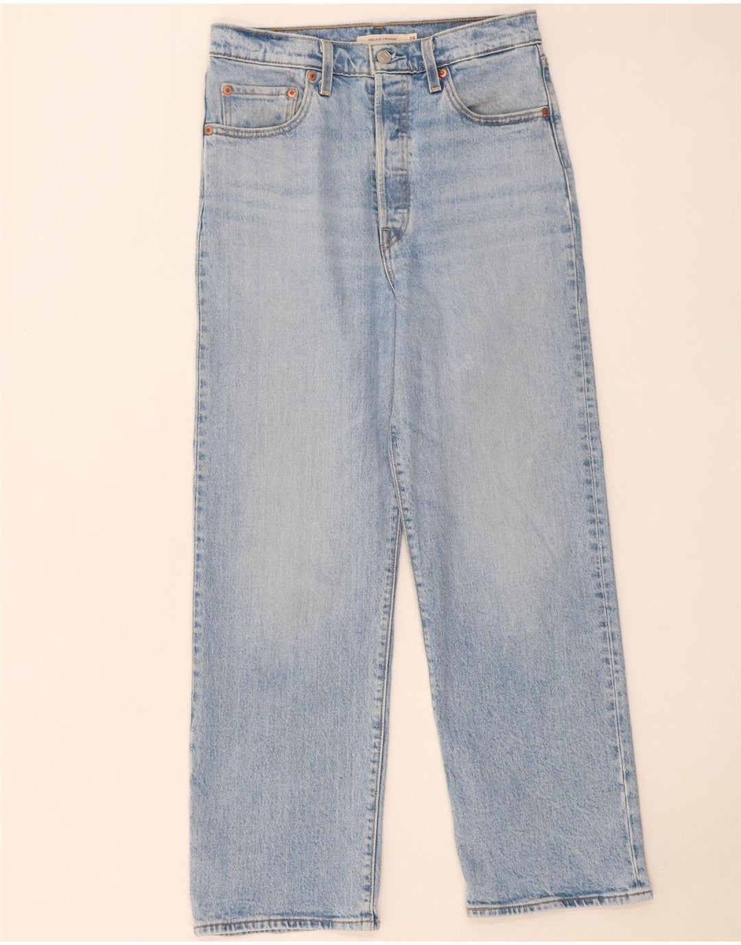 Vaqueros Levi's Ribcage Rectos Mujer W28 L27 Algodón Azul