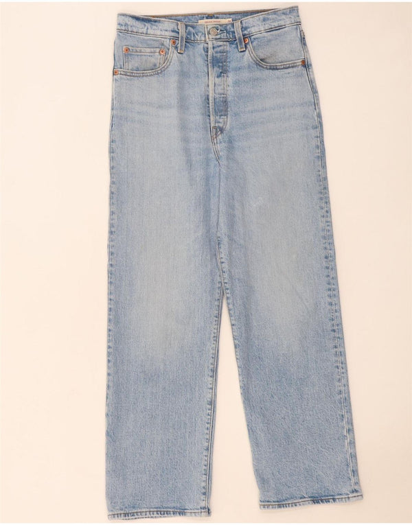 Vaqueros Levi's Ribcage Rectos Mujer W28 L27 Algodón Azul