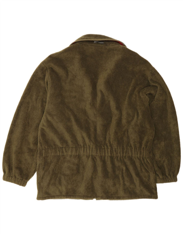 Deerhunter Chaqueta polar holgada para hombre UK 38 Medium Khaki Colourblock