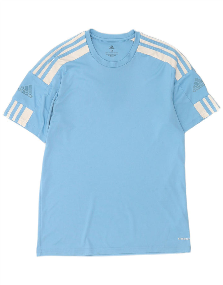 Adidas Hombre Aeroready Camiseta Top Azul Medio Colorblock Poliéster