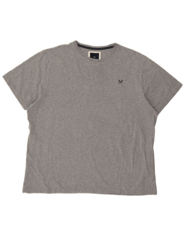 Crew Clothing Camiseta para hombre Top 2XL Algodón gris