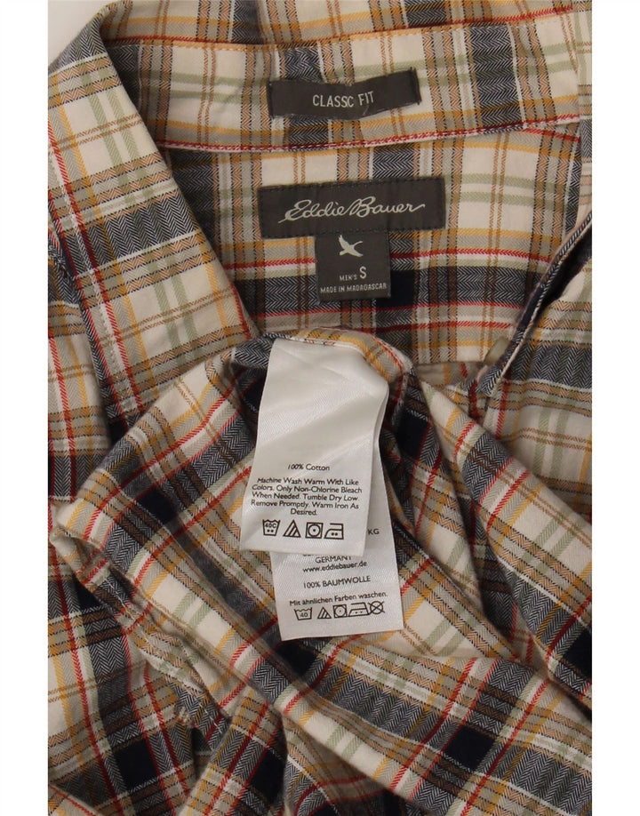 Eddie Bauer Camisa De Franela De Corte Clásico para Hombre Algodón A Cuadros Multicolor Pequeño