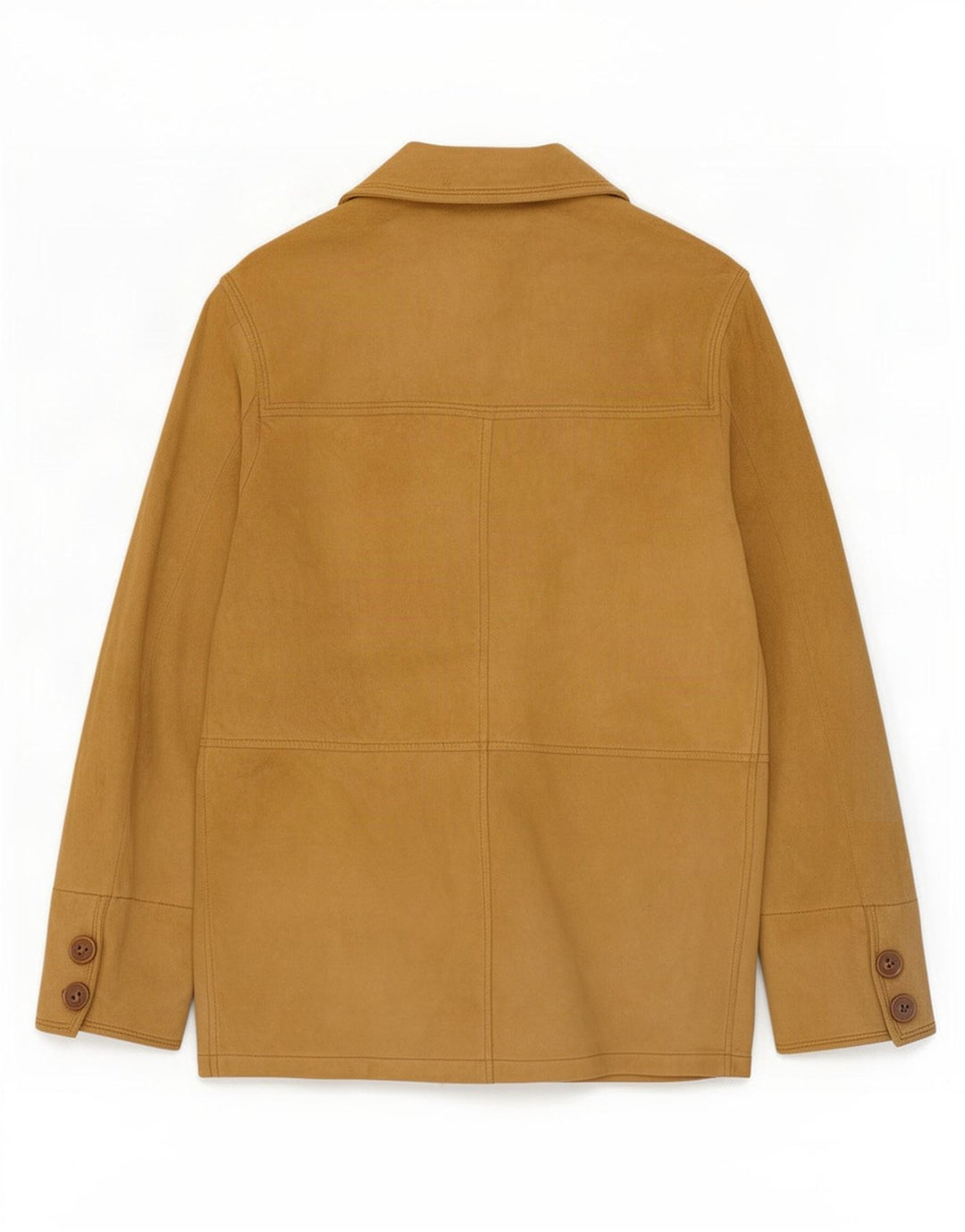Chaqueta de ante vintage para mujer IT 42 Cuero beige medio
