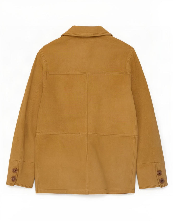 Chaqueta de ante vintage para mujer IT 42 Cuero beige medio