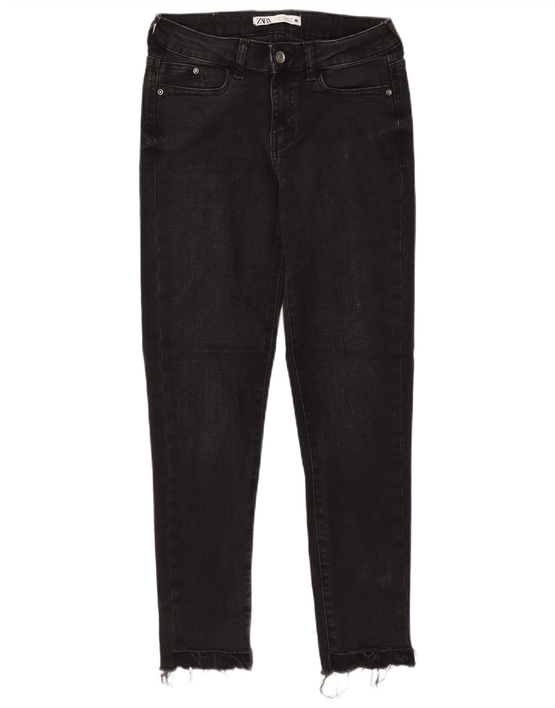 Zara Vaqueros pitillo para mujer EU 38 Small W28 L27 Negro
