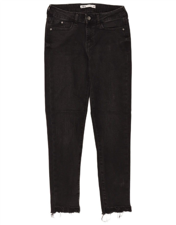 Zara Vaqueros pitillo para mujer EU 38 Small W28 L27 Negro