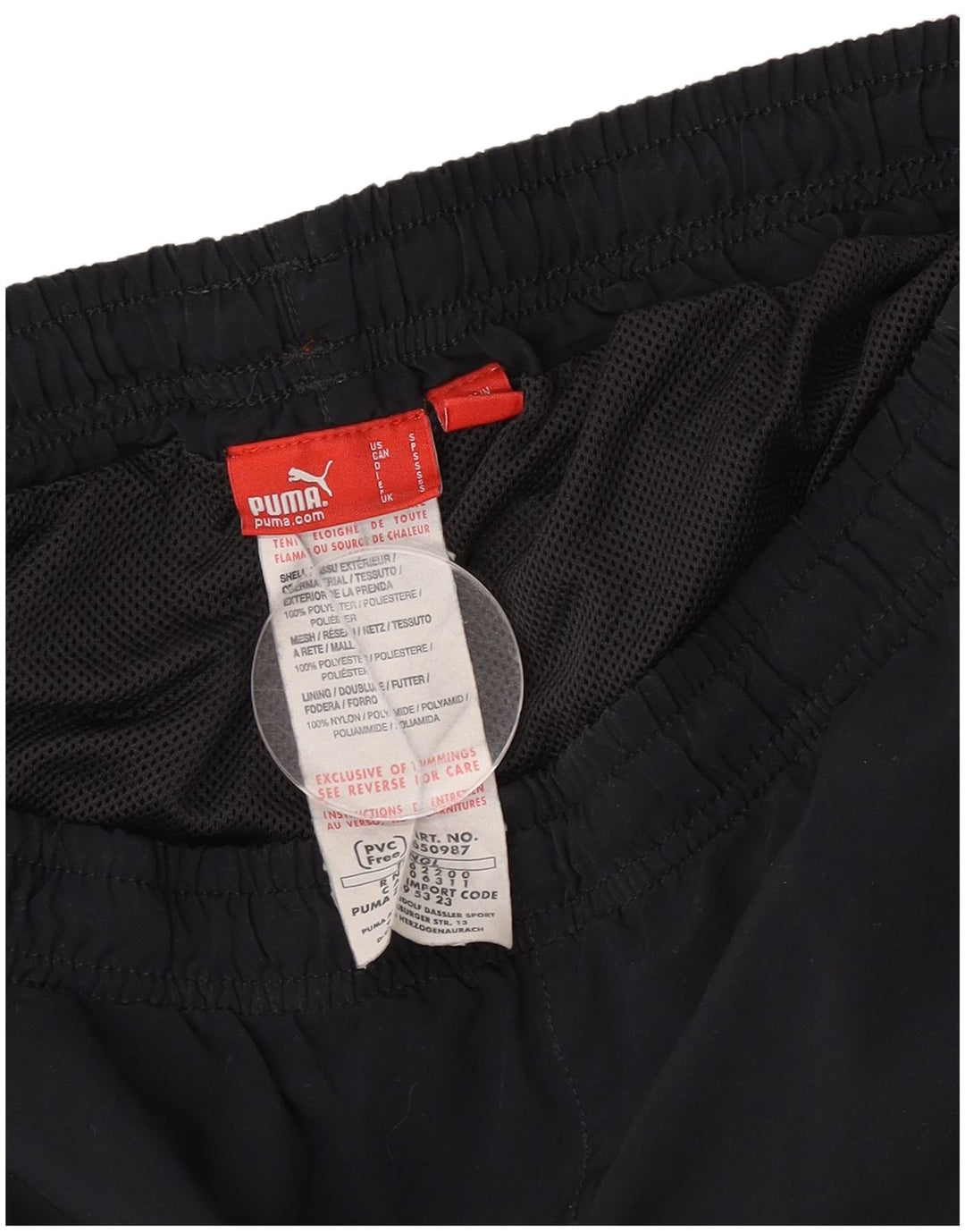 Pantalón De Chándal Puma Hombre Pequeño Poliéster Negro