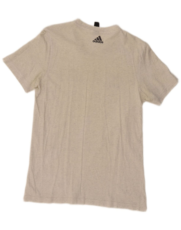 Adidas Camiseta gráfica para mujer Top UK 12 Gris medio