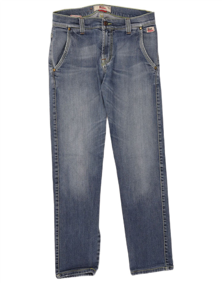 Roy Rogers Vaqueros ajustados para hombre W32 L30 Algodón azul