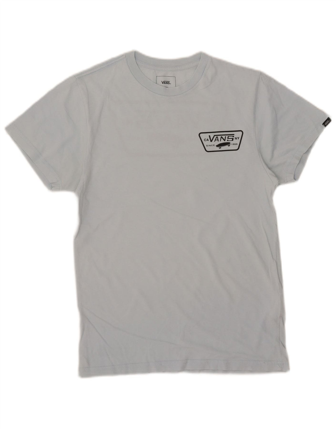 Vans Camiseta con gráfico de ajuste personalizado para hombre Top pequeño de algodón azul