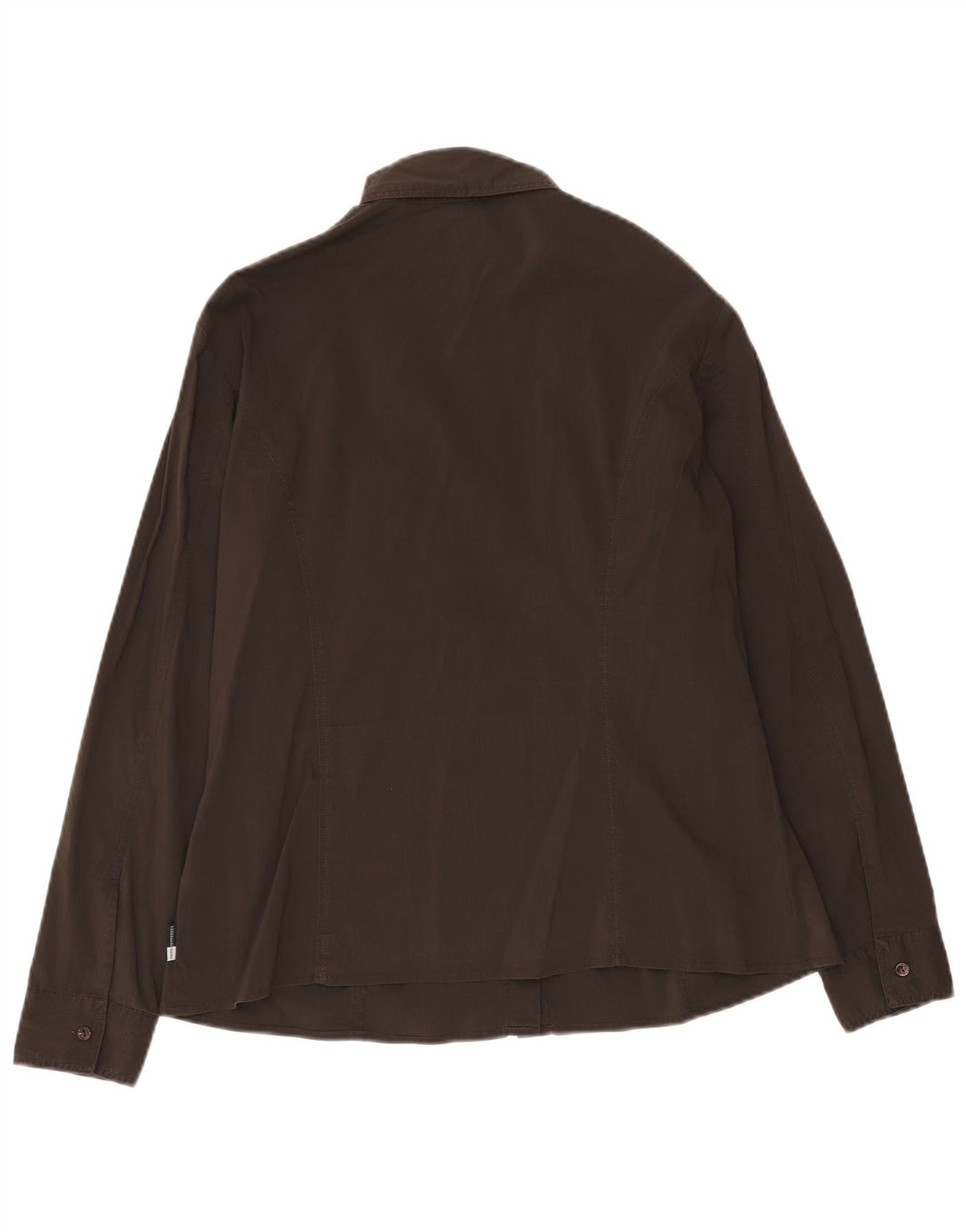 TRUSSARDI JEANS Camisa Mujer ES 39 2XL Marrón Algodón