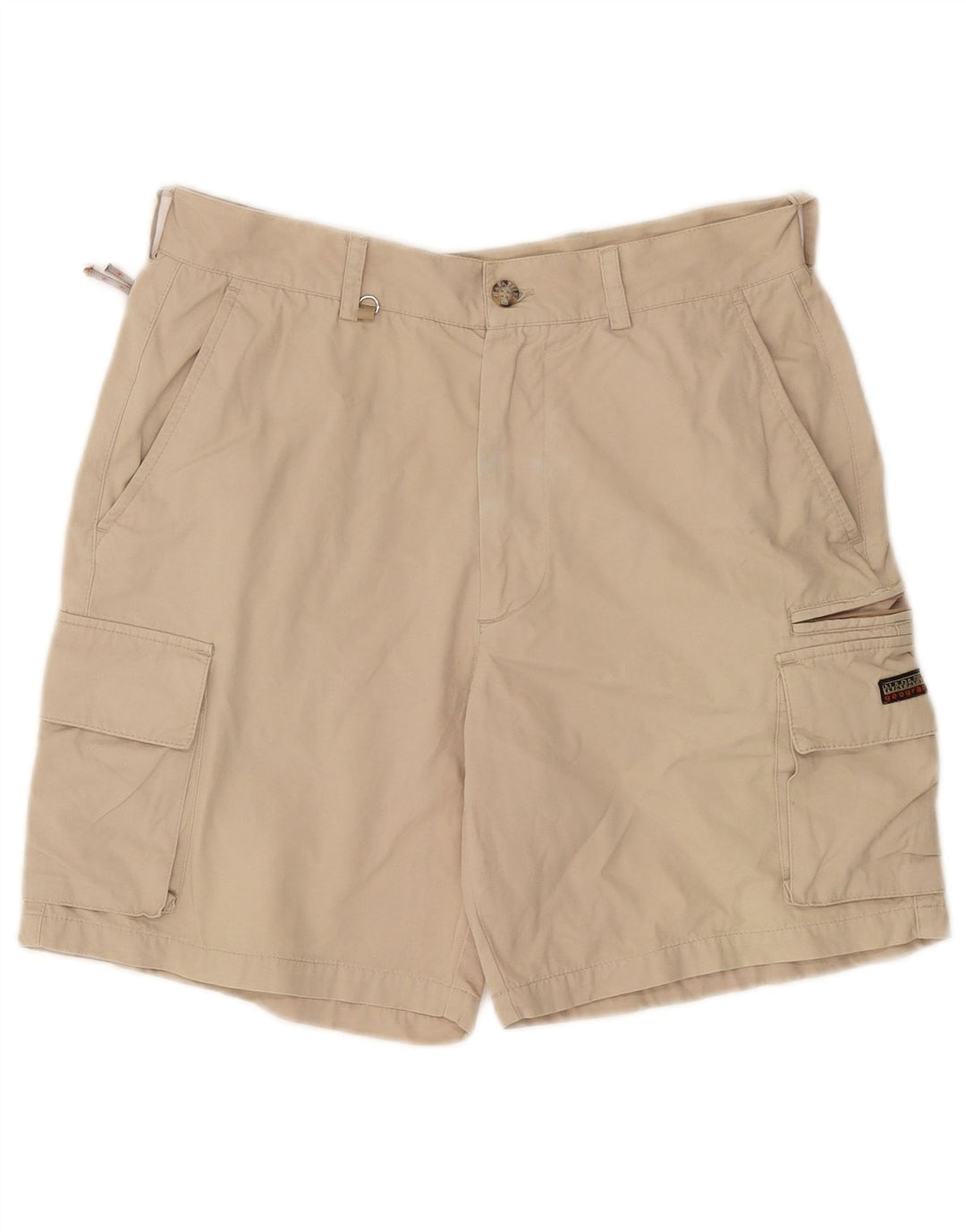Napapijri Shorts cargo para hombre IT 48 Medium W30 Algodón beige