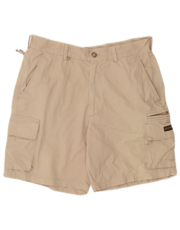 Napapijri Shorts cargo para hombre IT 48 Medium W30 Algodón beige