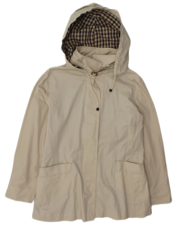 Chaqueta utilitaria vintage con capucha para mujer IT 42 Beige medio