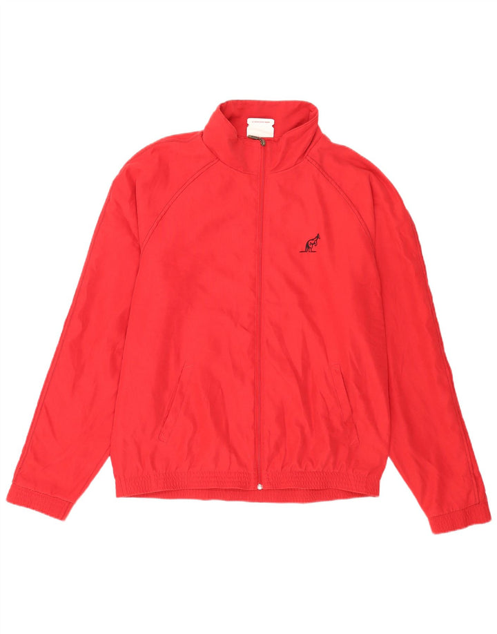 AUSTRALIAN L'ALPINA Chaqueta superior de chándal para hombre IT 50 Poliéster rojo medio