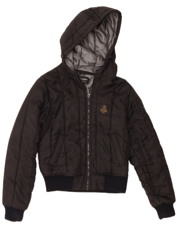 Refrigiwear Chaqueta acolchada con capucha para mujer UK 40 Mediana Poliéster negro