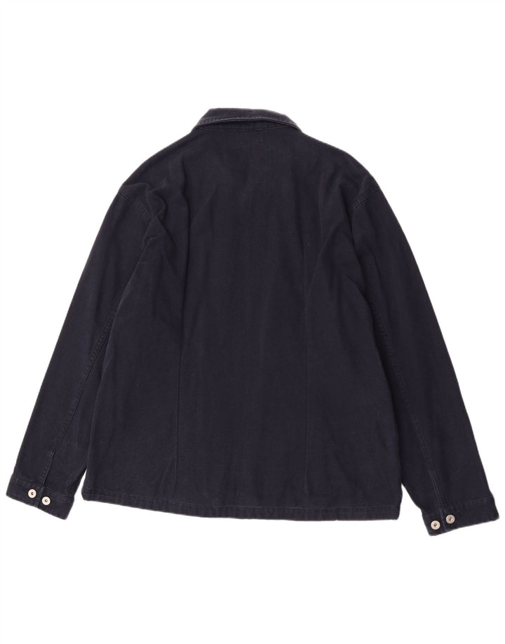 Sasch Chaqueta Bomber para Hombre UK 42 XL Algodón Azul Marino