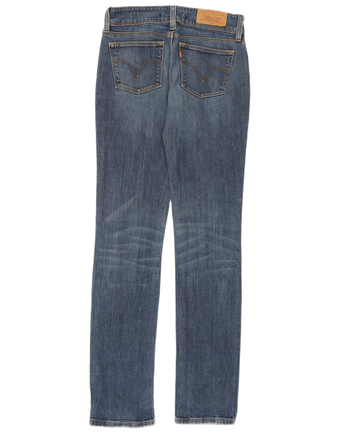 Levi's Mujer 571 Slim Jeans W27 L34 Algodón Azul
