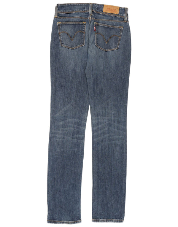 Levi's Mujer 571 Slim Jeans W27 L34 Algodón Azul