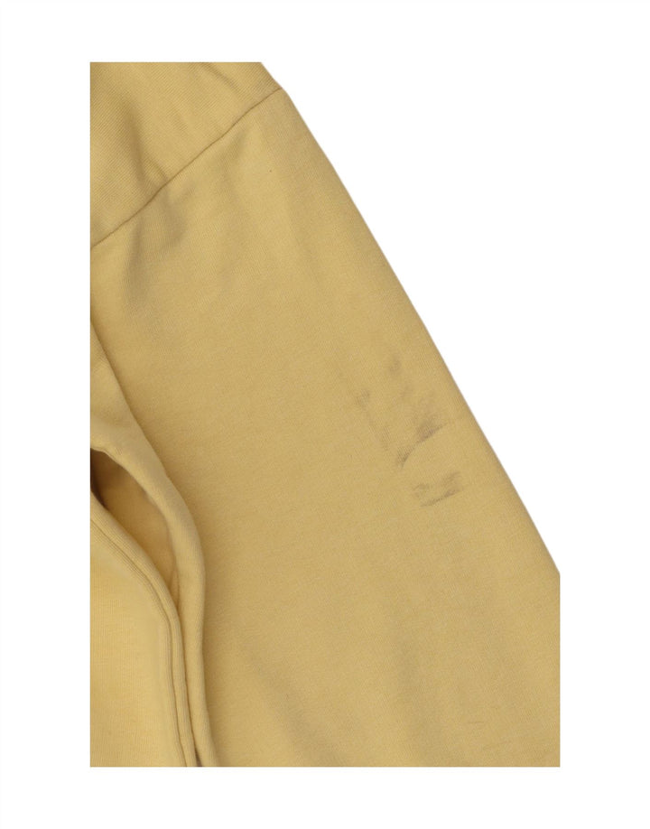 Champion Sudadera extragrande para mujer, talla 10, algodón amarillo pequeño